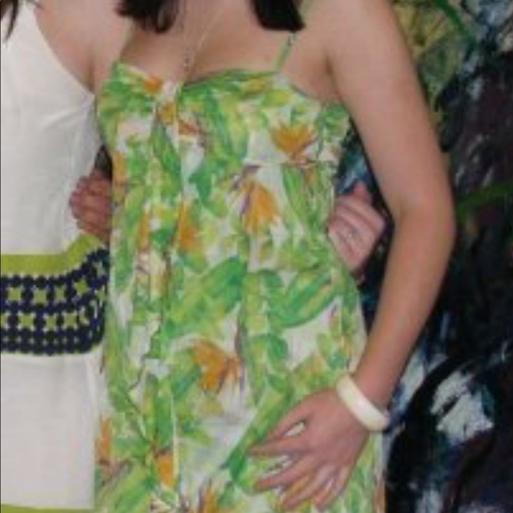 Tropical silk summer dress by DVF.